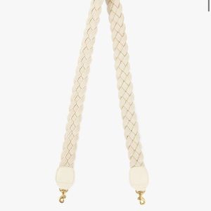 Clare V Cream Braided Strap